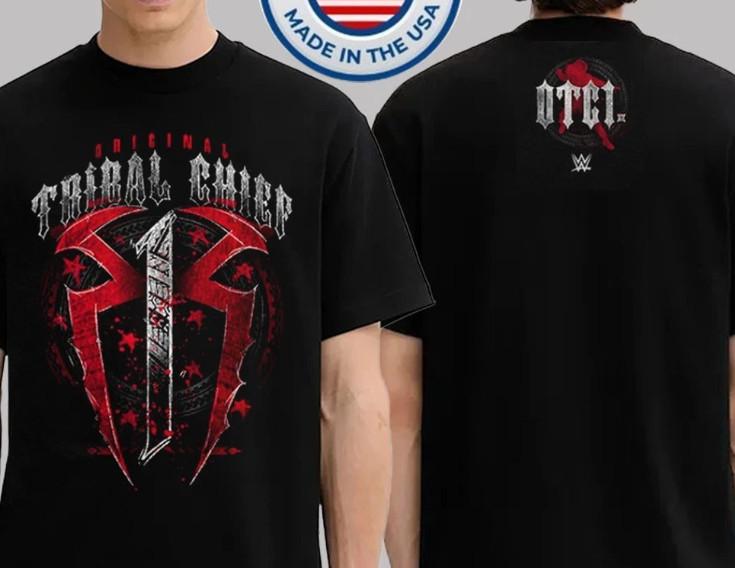 

Роман Рейнс OTC1 Вождь племени WWE 2025 Унисекс Футболка M
