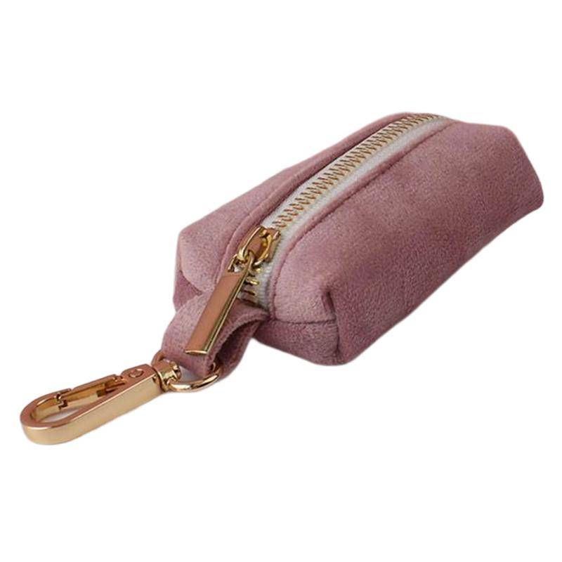 Light Purple Velvet Dog Collar And Leash Set For Dogs Custom Engraved Nameplate Pet Supplies Dog Leash Velvet05