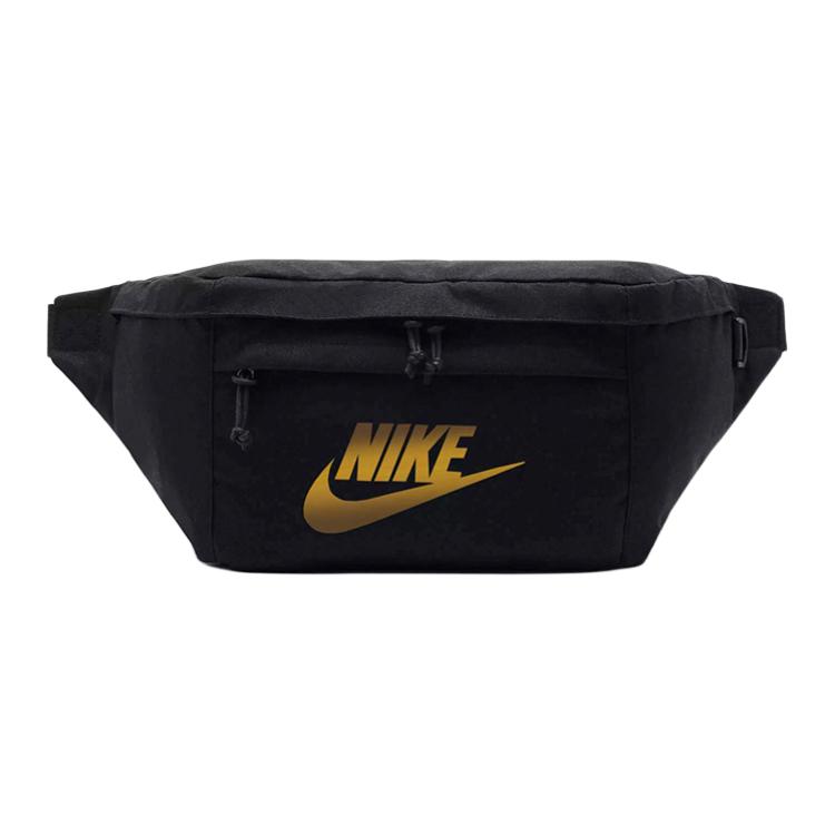 Nike Tech Hip Pack Logo Zipper Closure Unisex Hip Pack Black BA5751-011 Black