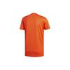 adidas T Shirts Men's Orange Crew Neck Moderate Straight Fit DZ9002