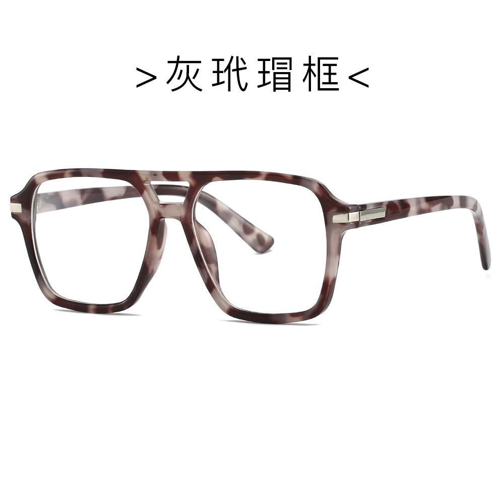 Luxury Designer Reading Glasses Women Retro Double Bridge Square Eyewear Eye Protection Computer Glasses Fashion