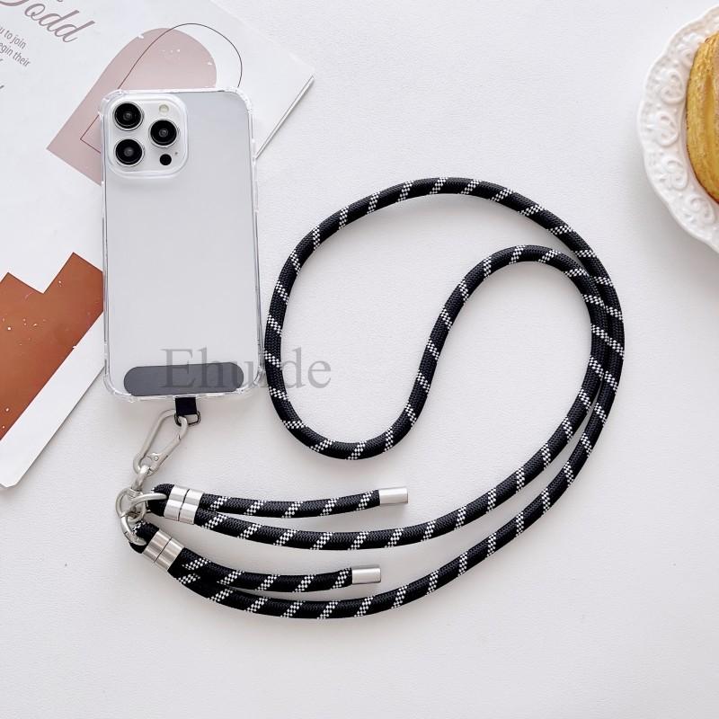 Adjustable Strap Case for OPPO Reno 14 14F 13 13F 12 11 12F Realme 15 Pro C71 C63 C65 Crossbody Cord Lanyard Transparent Cover