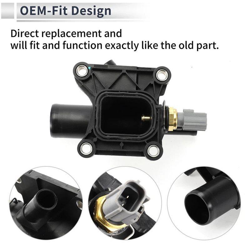 Car Engine Cooling System Thermostat Interface Water Outlet Connector For Land Rover LR2 LR038758 LR025564