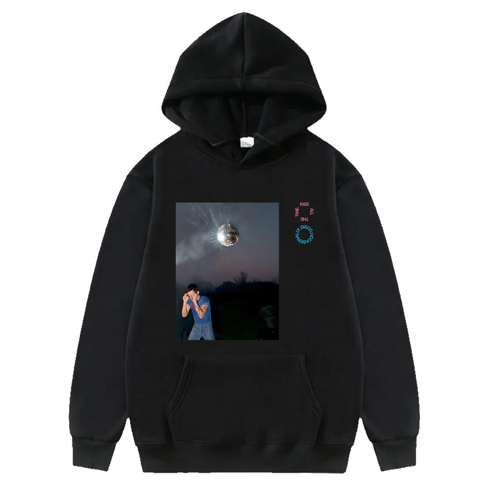 

HarryStyle Kiss All The Time. Disco Occasionally PHOTO Pullover Fashion Hip Hop Music Album Hoodie Unisex High Street Sweatshirt M чорний