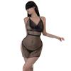 Enchantment Transparent Mesh Lingerie Set - Sexy Belly Band Pajamas for Women.