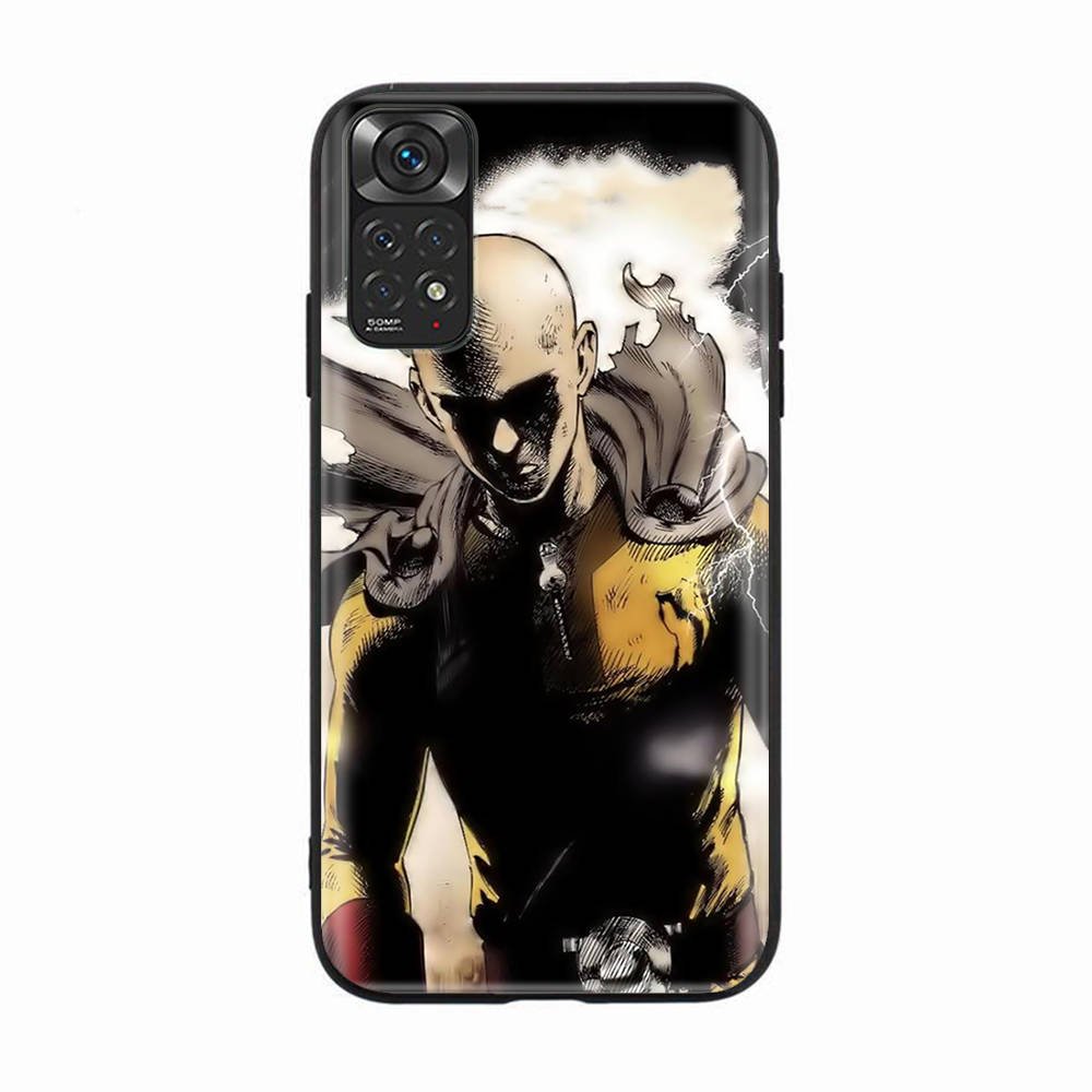 

Черный чехол для Samsung Note 20 Lite S24 Ultra S23 A03 A05 A06 A11 A71 A15 A16 A13 A24 A25 A33 A52 A53 A50 M55 M35 Plus D-72 One Punch Man Hero Samsung A53 5G жасмин