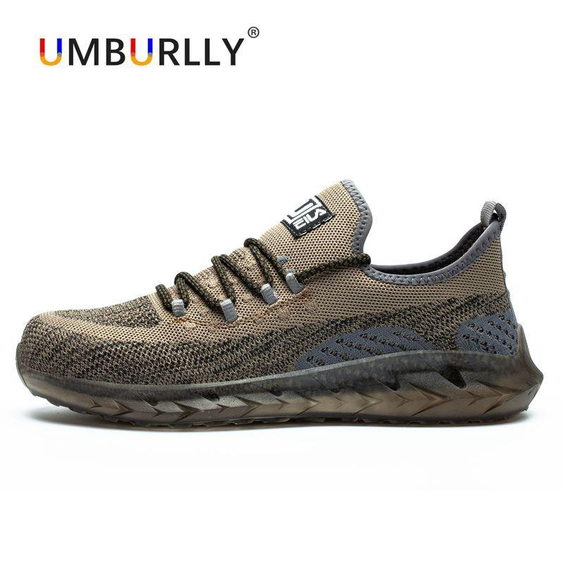 

Factory anti-smash and anti-puncture composite head protective shoes men s middle help soft and comfortable safety work shoes FZ-35 Khaki 38