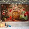 Christmas Festival Happy Christmas Photography Backdrop Christmas Decorations  Photo Booth Props
