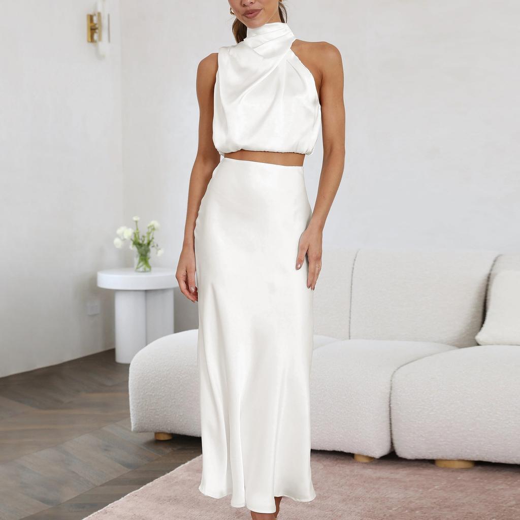 Dámské společenské společenské šaty s náprsenkou a polosukní