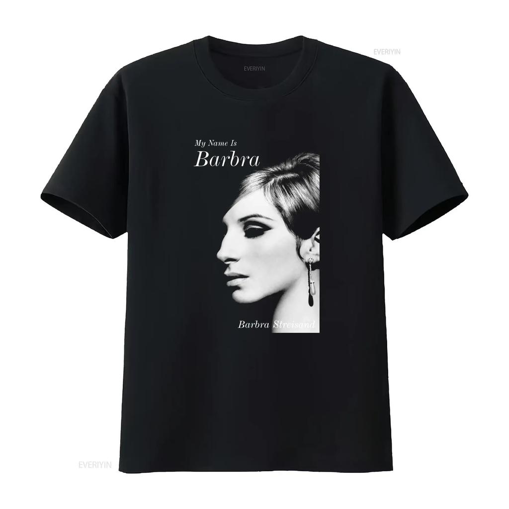 Rare Barbra Streisand Singer T Shirt for Fan Full Size Classic Design TMB2137 Stretched homme