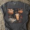 Iced Coffee Dachshund Shirt Cute Wiener Dog Graphic Tee Funny Doxie Lover Gift Vintage Style Animal Meme T Shirt
