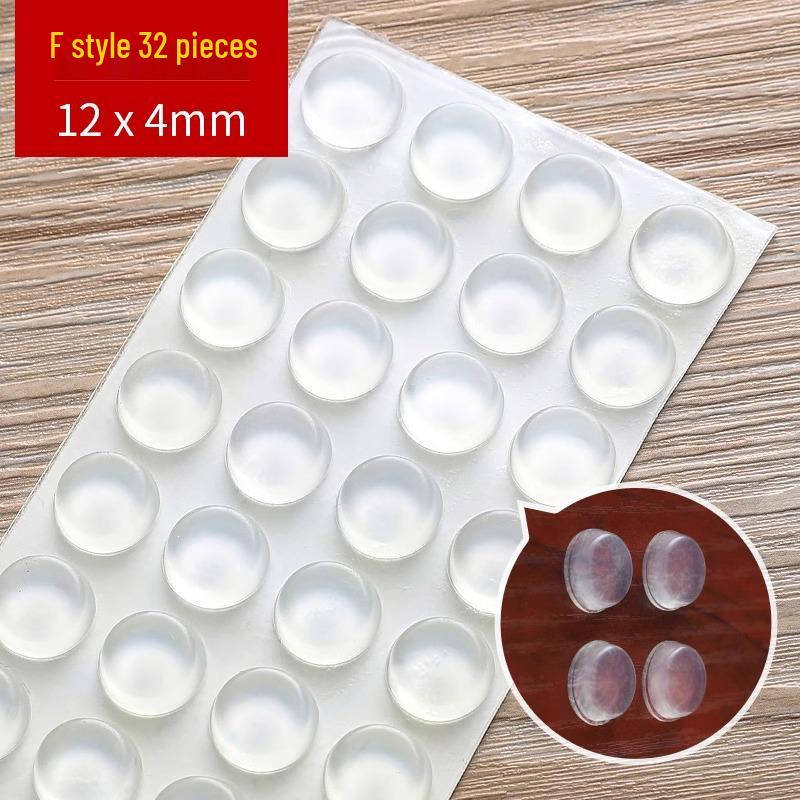 Przezroczysta gumowa podkładka antykolizyjna na drzwi i okna meblowe - Dźwiękochłonna, antypoślizgowa, poduszka redukująca hałas