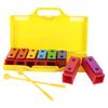 8 Note Xylophone Professional Percussion Instruments for Children with 2 Drumsticks 1 Yellow Box