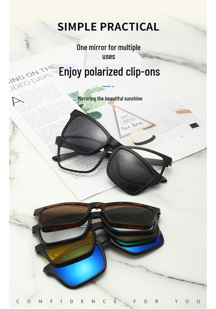 Polarized Cycling Clip-on Sunglasses - Trendy, Dazzling Styles for Men & Women with Prescription Frames.
