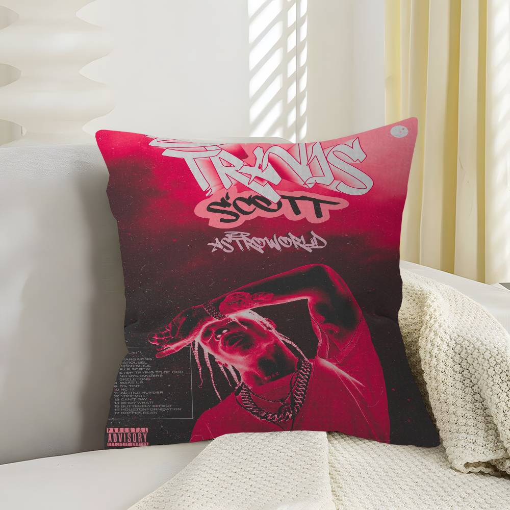 T-Travis Singer S-Scott Cushion Cover Pillow Cover Decor Pillowcase Printed Cushion Case For Couch