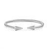 Bracciale Geometrico in Acciaio Inossidabile per Uomo Donna Gioielli alla Moda Regalo per Viaggio