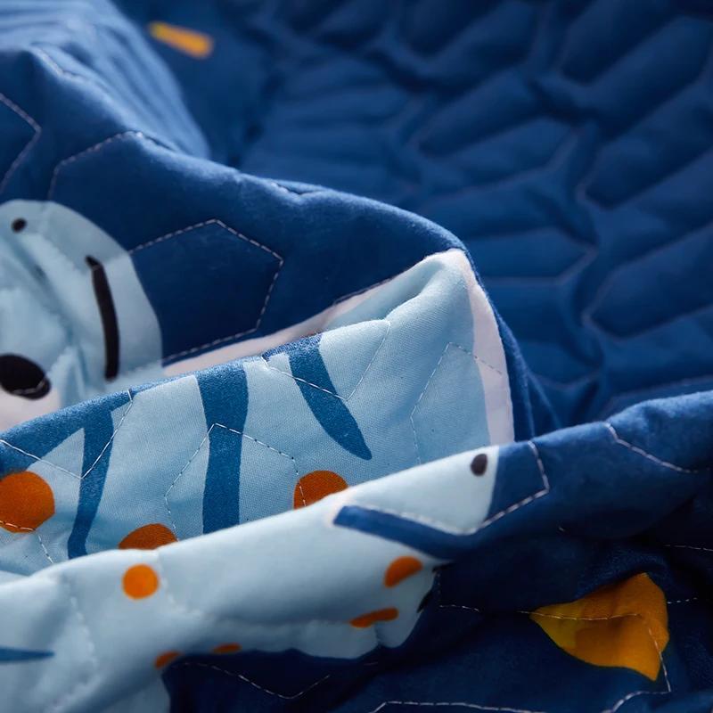 Wasserdichter, gesteppter Matratzenbezug für Kinder, Bettlaken mit Cartoon-Dinosaurier-Aufdruck, 160 x 200 cm, Einzel-/Doppel-/Queensize-/Kingsize-Bettbezug, 180 x 200