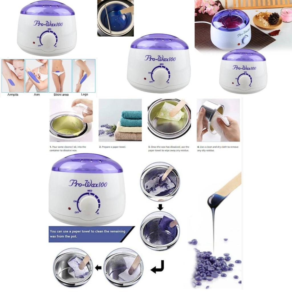 High-quality Abs Material Wax Melter Pot For Painless Full Body Hair Removal
