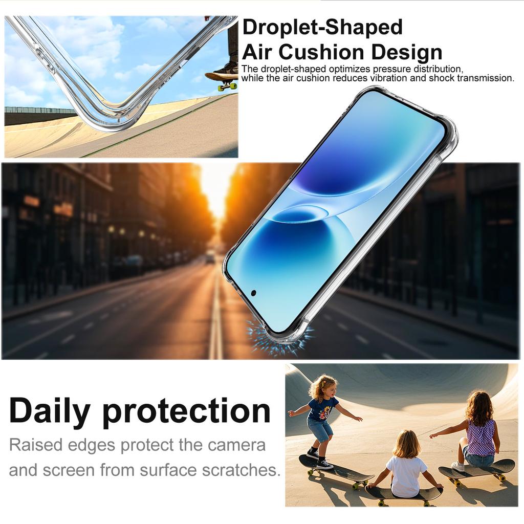 IMAK Etui For vivo S50 Pro mini 5G Pokrowiec na telefon z TPU Poduszka powietrzna Odporne na wstrząsy Ochrona