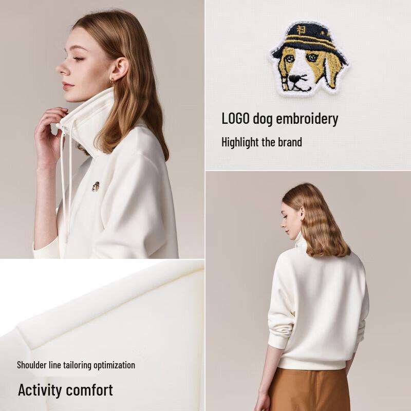 HAZZYS Women's PHIZ Half-Zip Pullover Sweatshirt