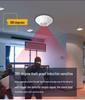 Ceiling Infrared Motion Sensor Dual-Element Wired Indoor Anti-Theft Alarm
