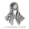 New cashmere scarf, women's short Korean version of autumn and winter warm neck protection knitted versatile hollow scarf