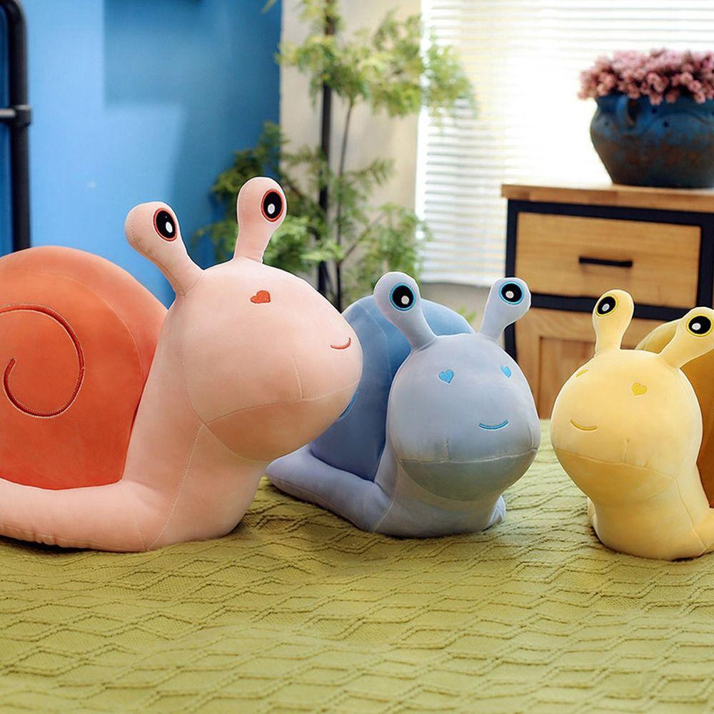 Soft Pillow Animal Toy Sleep Pillow Stuffed Toy Snail Plush Doll Animal Pillow Snails Plush Toys