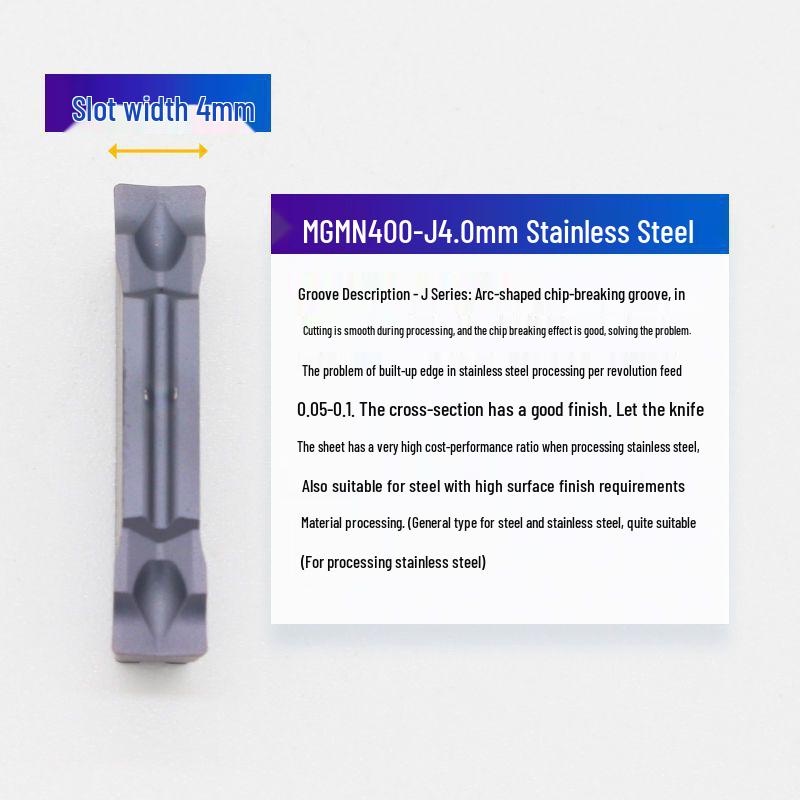 CNC Lathe Grooving Inserts MGMN300-M End Face Cutting Tools