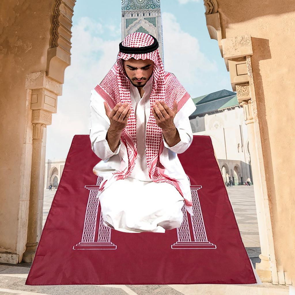 Mata Modlitewna Arabska Dywaniki Modlitewne Islamskie Przenośna Podróż Muzułmanie Pielgrzymki Koc Domowa Mata do Klękania Zmywalna Mata do Modlitwy