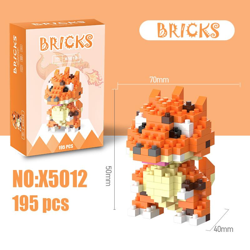 

Юрський динозавр мікродіамантовий будівельний блок іграшки-конструктори дитячий пазл подарунки ручної роботи No box