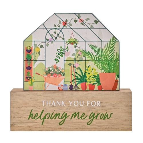Celebrations The Cottage Garden Thank You Greenhouse Plaque
