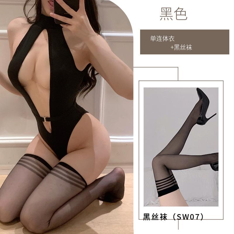 Sex underwear neck milk onesie uniform temptation passion open file dead water wholesale