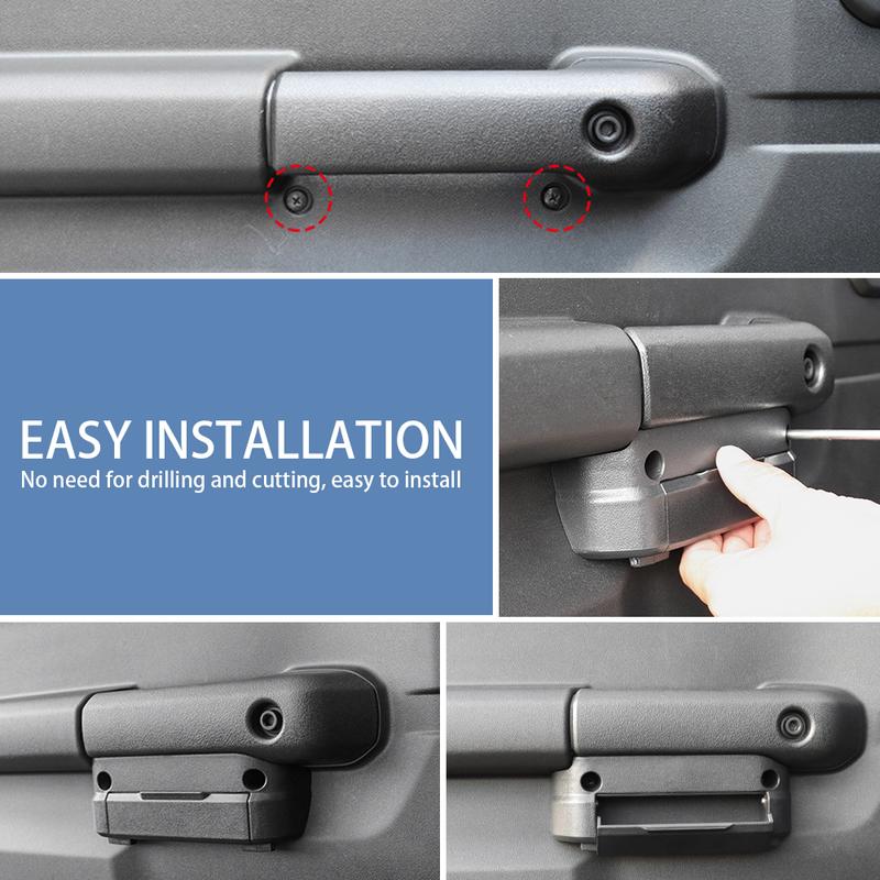 Car Front Rear Door Grab Handle Storage Box Organizer Tray for Suzuki Jimny 2019-2025 Stowing Tidying Interior Accessories