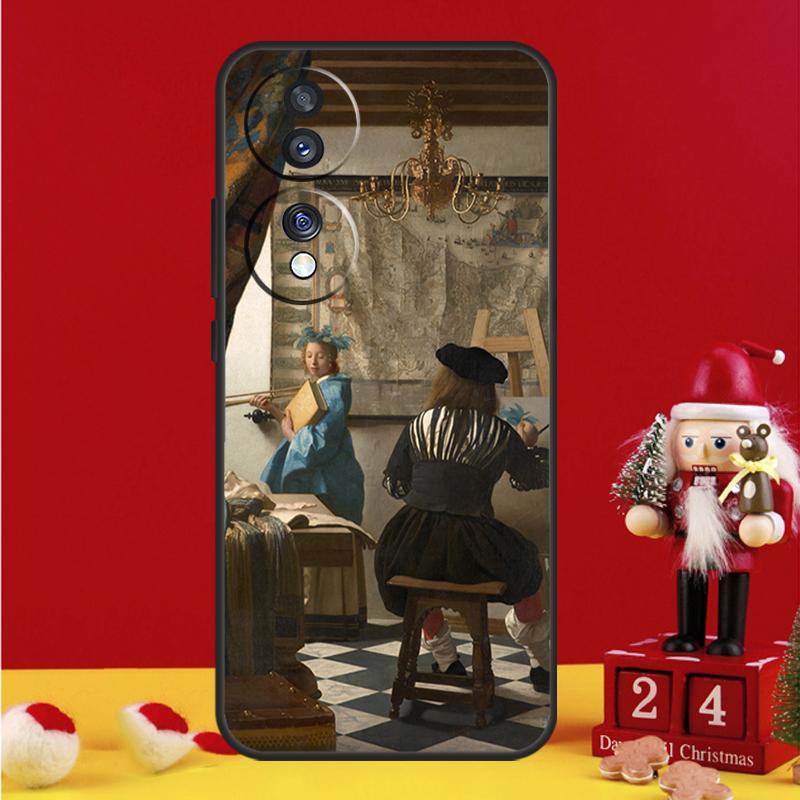 Johannes Vermeer Case For Honor Magic 5 6 7 8 Pro Honor 200 400 50 70 90 Lite X8b X8c X9a X9b X9c Win RT Cover