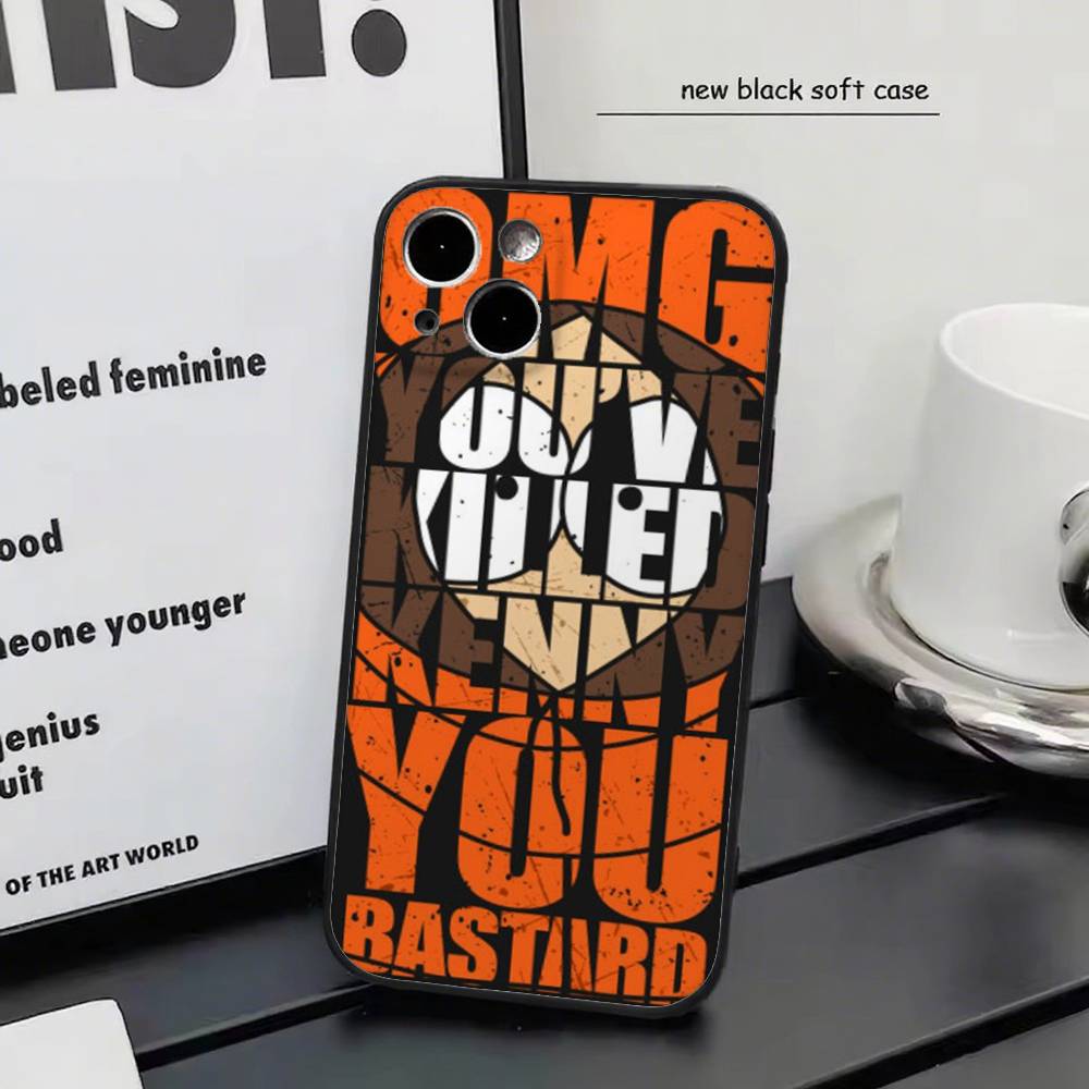 

THE S-SOU-THES-PARK For iPhone 13,17,11,12,16,14,15,Plus,Pro Max Soft Silicone Black Phone Case iphone 17