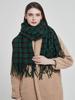 New Imitation Cashmere Women Scarf Winter Vintage Plaid Scarve Pashmina Tassel Mujer Female Foulard Bufanda Wrap Shawl Echarpe