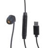 USB C Seitlicher Kopfhörer Verstellbares Kabel Einfache Kommunikation Geräuschreduzierendes Mikrofon Ergonomisch Für Telefon Tablet Laptop