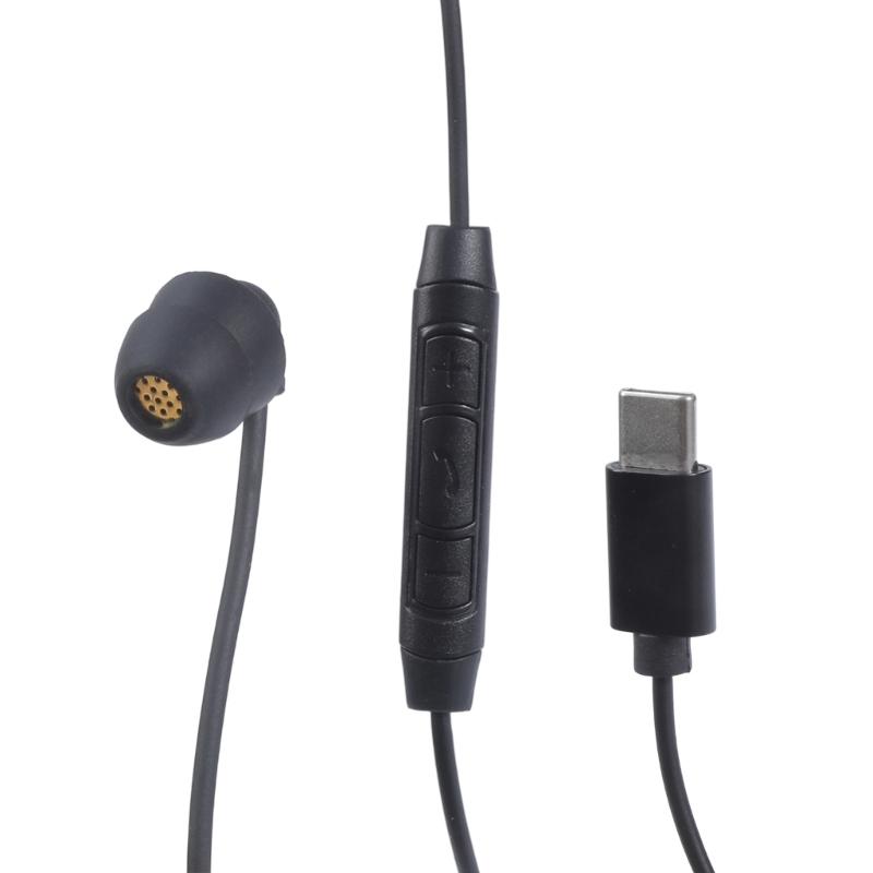 USB C Seitlicher Kopfhörer Verstellbares Kabel Einfache Kommunikation Geräuschreduzierendes Mikrofon Ergonomisch Für Telefon Tablet Laptop