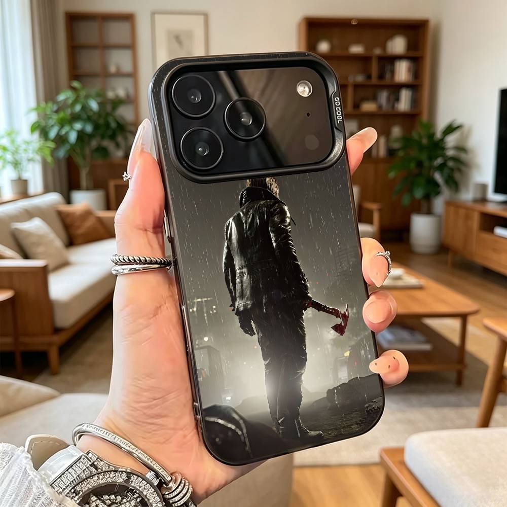 GAME R-Resident Evil Phone Case For iPhone 17,16,15,14,13,12,11 Plus,Pro Max,XS,Colorful Silver Black Cover