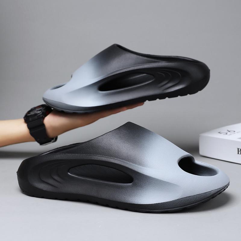 Fashion Comwarm New Men's Summer Sports Sandals Fashion Thick Sole EVA Slippers Soft Hollow Unisex Leisure Sandals Non-slip Beach Shoes