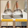 High-Efficiency Stainless Steel Cat Litter Scoop for Tofu Litter, Fine Holes, Durable Poop Removal Tool