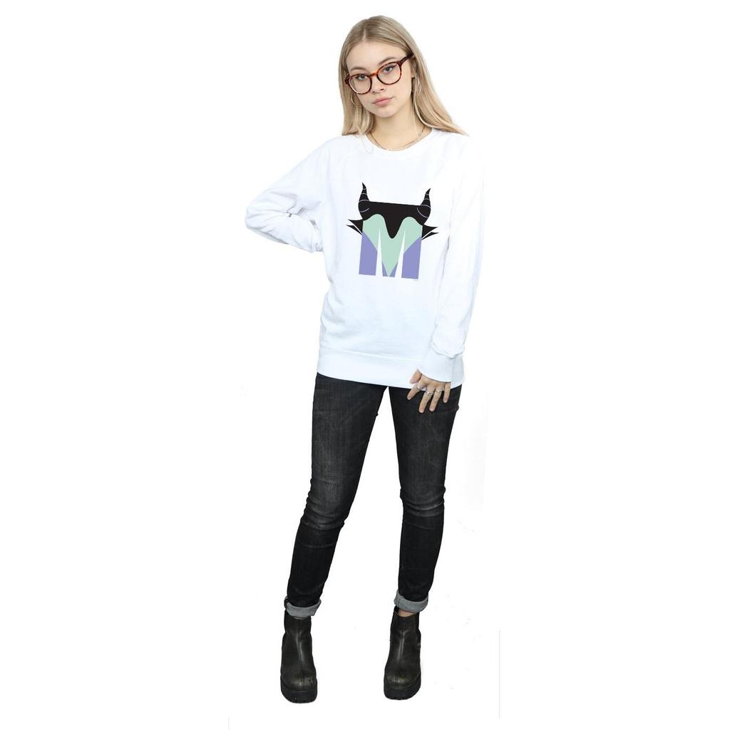 Disney Womens/Ladies Alphabet M Is For Maleficent Sweatshirt