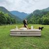 Portable Inflatable Camping Bed - Single/Double Person Outdoor Seat Cushion