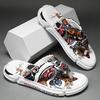 Summer Anime Cartoon House Slippers Youth Men Unique Design High Quality Non-Slip Outside Flip Flops Thick-Soled Toe Sandals