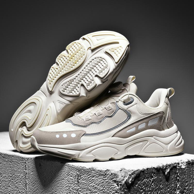 Trend platform dad shoes men's and women's BOA rotating buckle couple casual sports shoes ultra-light travel shoes commuter shoes