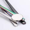 Flatware Dinnerware Travel 5pcs Camping Cutlery Set Fork Spoon Chopsticks Straw With Portable Case Stainless Steel Tableware Set