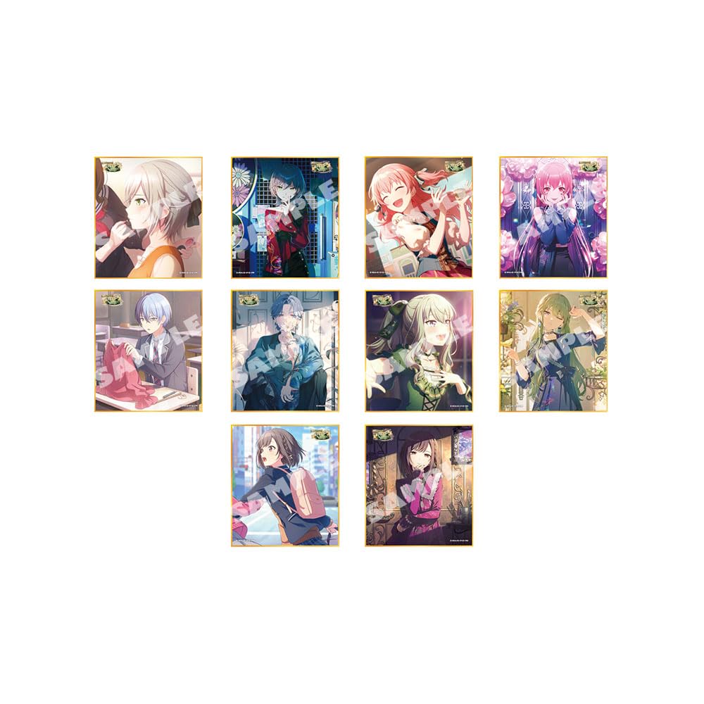 SEKAI Colorful Hatsune Mini Shikishi Collection 51 A BOX Your Feelings On Dream types in "Project Stage! feat. Miku" Vol. "Put It! Stage" (10 total)