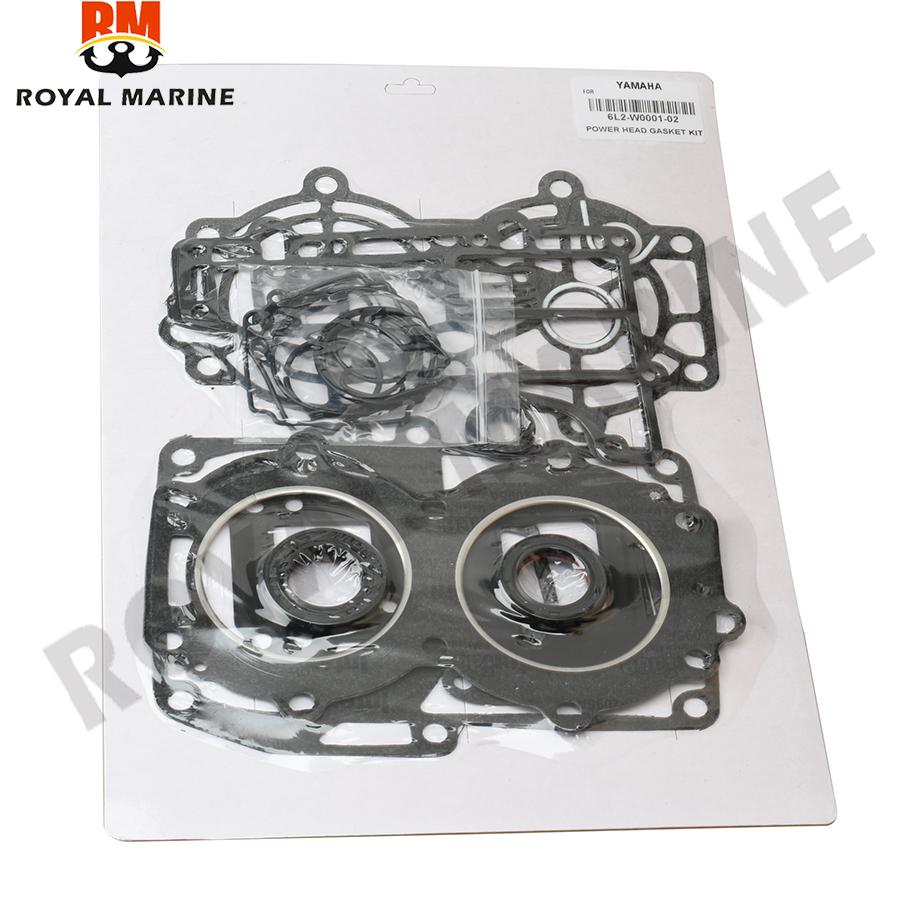6L2-W0001-A2  Power Head Gasket Repair Kit 6L2-W0001 For Yamaha Outboard Motor 2T 20HP 25HP 6L2-W0001-02 6L2-W0001-00