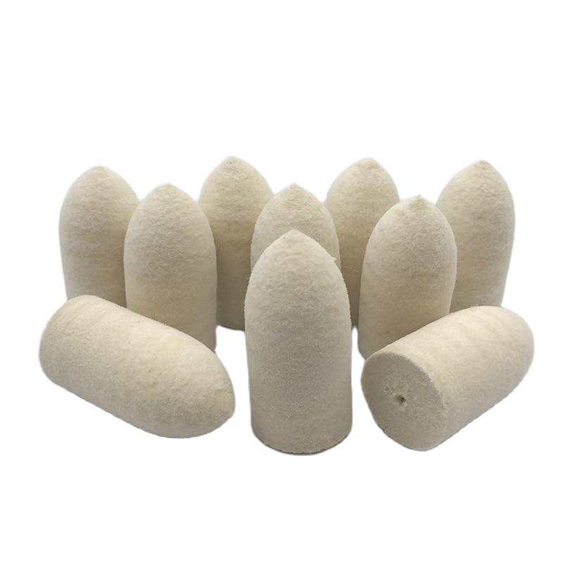 Dental Lab Laboratory Unmounted Felt Wheel Cylinder Cones Bob Point Polishing Wool Buffing Rotary Tools Dentistry Odontologia