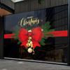 Christmas Window Decoration Atmosphere Decoration Bow Window Display Static Glass Stickers